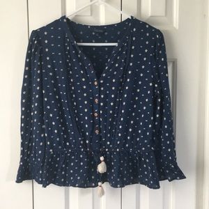 Lucky brand peplum top